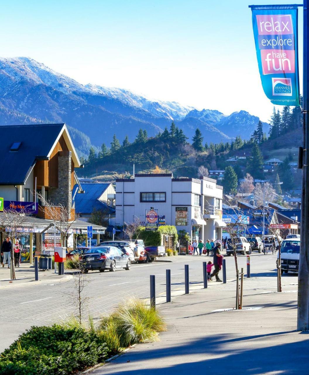 Village Lake Apartments Hanmer Springs Buitenkant foto